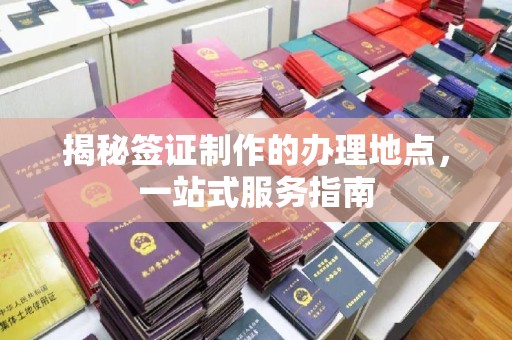 泰顺揭秘签证制作的办理地点，一站式服务指南